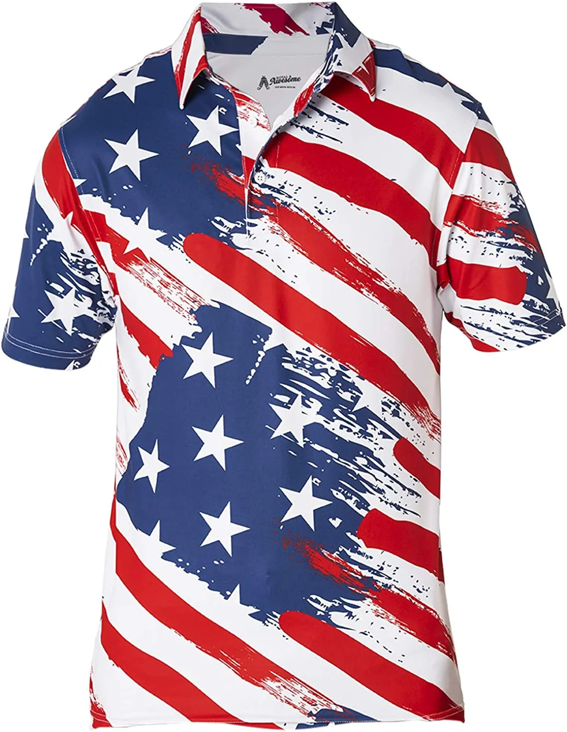 Men's Multi-Color Golf Shirt