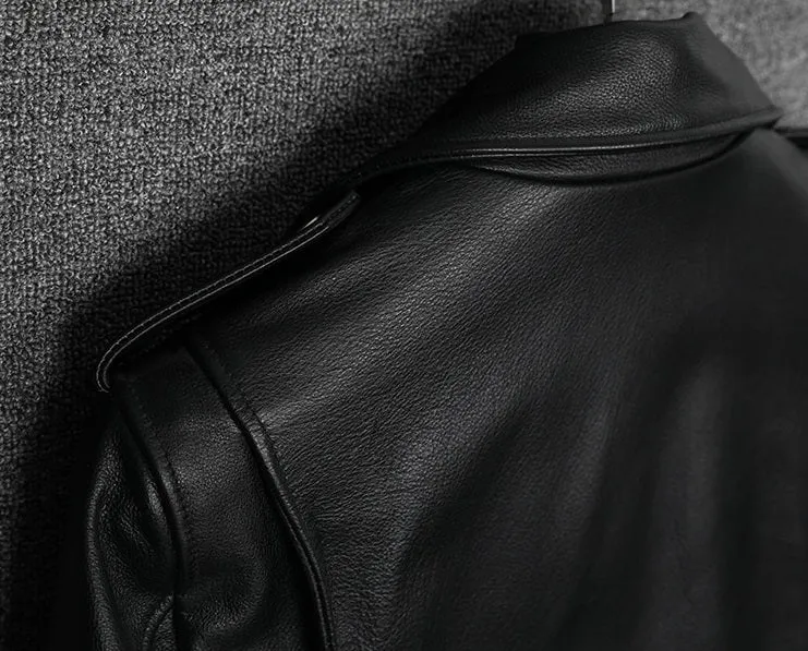 Men’s Multi Zipper Biker Genuine Style Leather Jackets by TJS