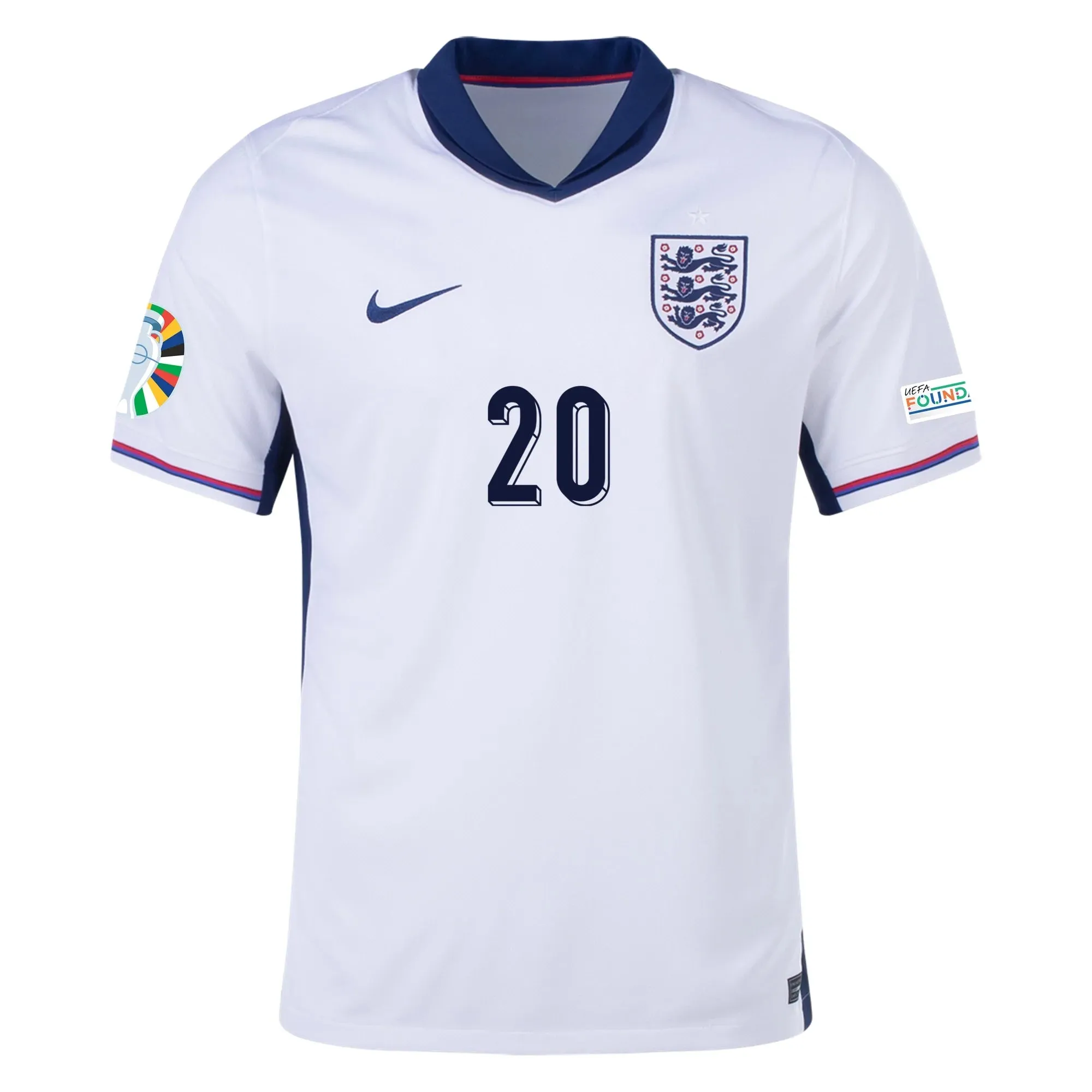 Men's Nike Dri-FIT Soccer Foden England 2024 Replica Home Jersey