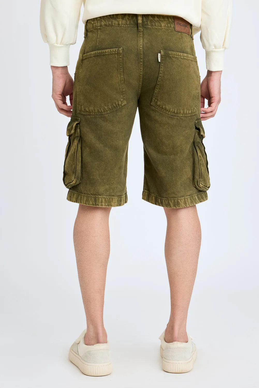 Men's Olive Cargo Shorts