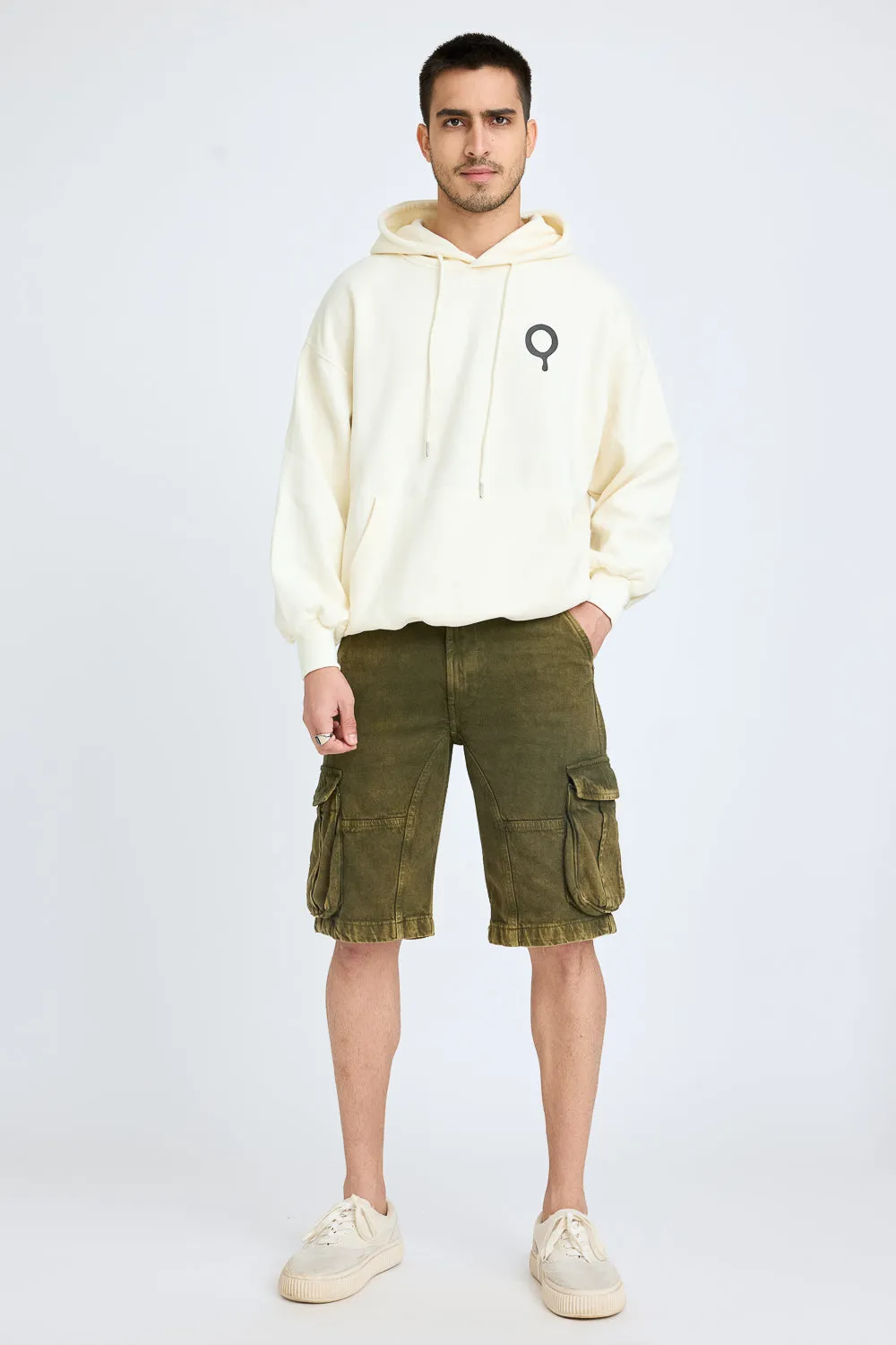 Men's Olive Cargo Shorts