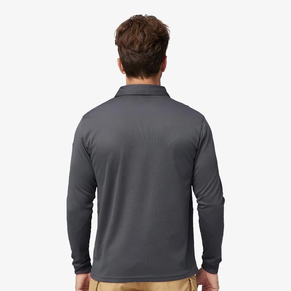Men's Outdoor Tactical Long Sleeve Polo Shirts Quick Dry