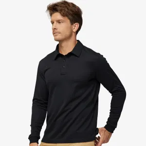 Men's Outdoor Tactical Long Sleeve Polo Shirts Quick Dry