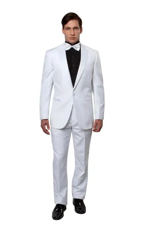 Men's Peak Lapel Slim Fit Tuxedo - MT182S-02 | Ideal for Prom & Formal