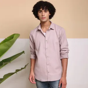 Men's Pure Linen Casual Shirt - Light Onion
