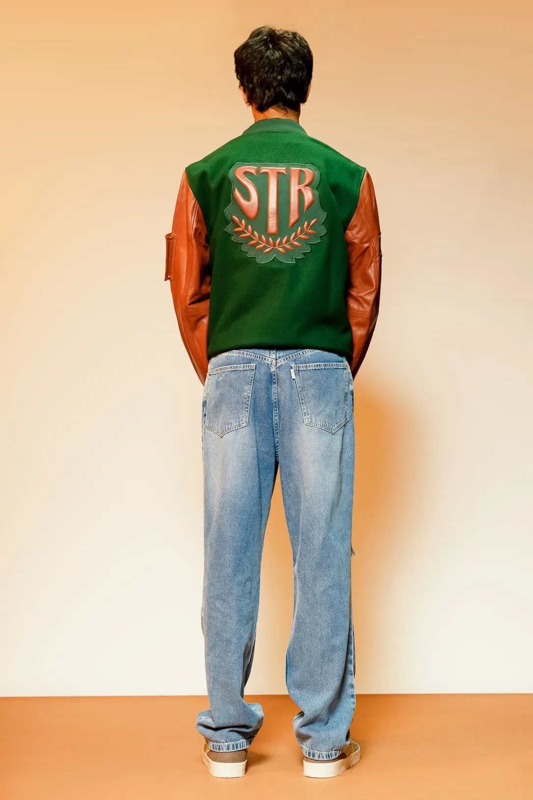 Men's Ripped Straight Jeans
