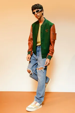 Men's Ripped Straight Jeans