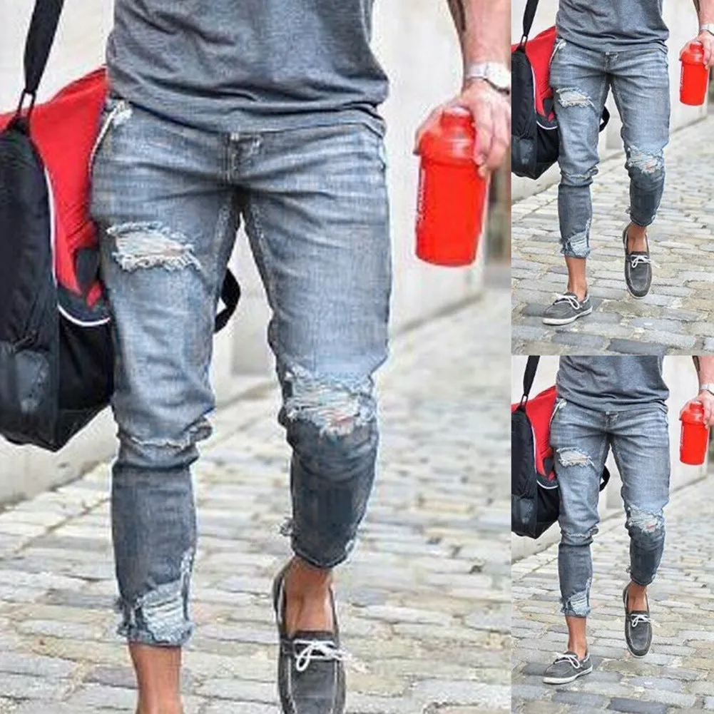 Men's ripped Trousers, Jeans