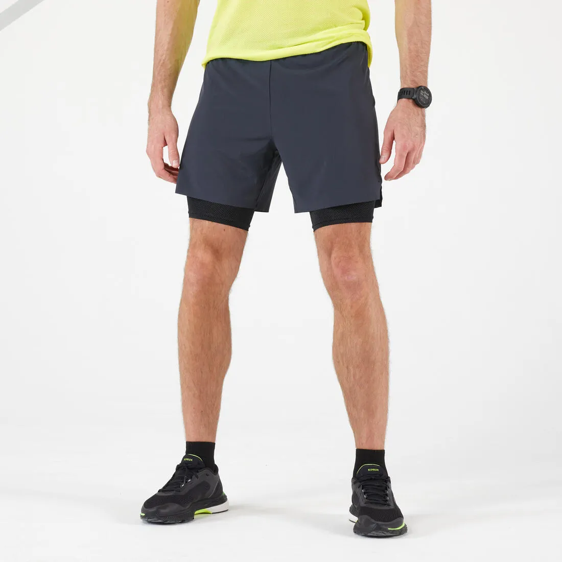 Men's Running 2-in-1 Tight Shorts