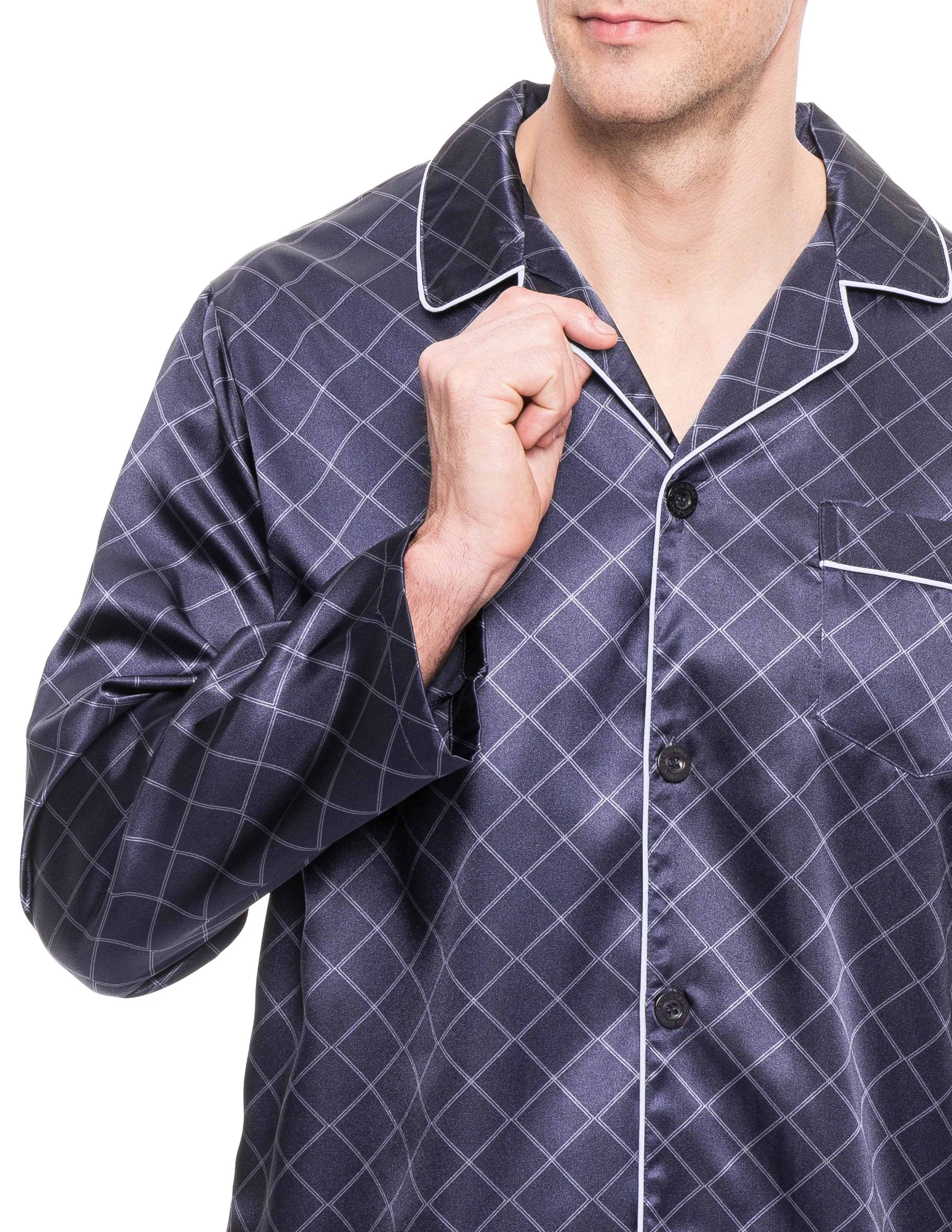 Mens Satin Sleepwear/Pajama Set