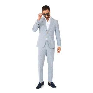 Men's Seer Sucker OppoSuits, gray