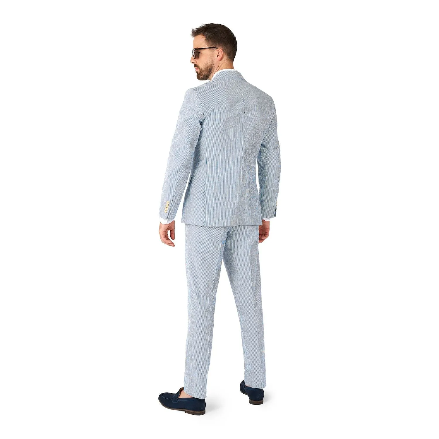 Men's Seer Sucker OppoSuits, gray