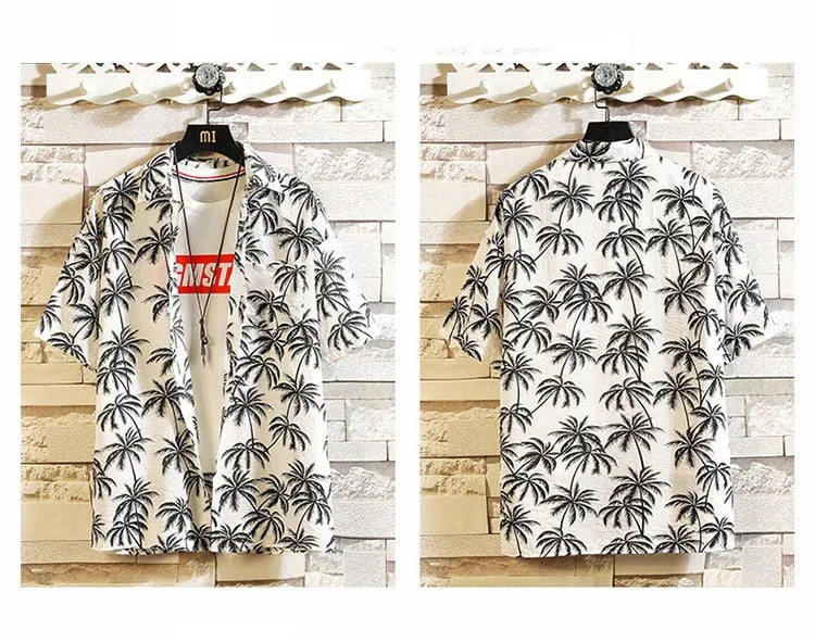 Men's Short Sleeve Beach Casual Shirts