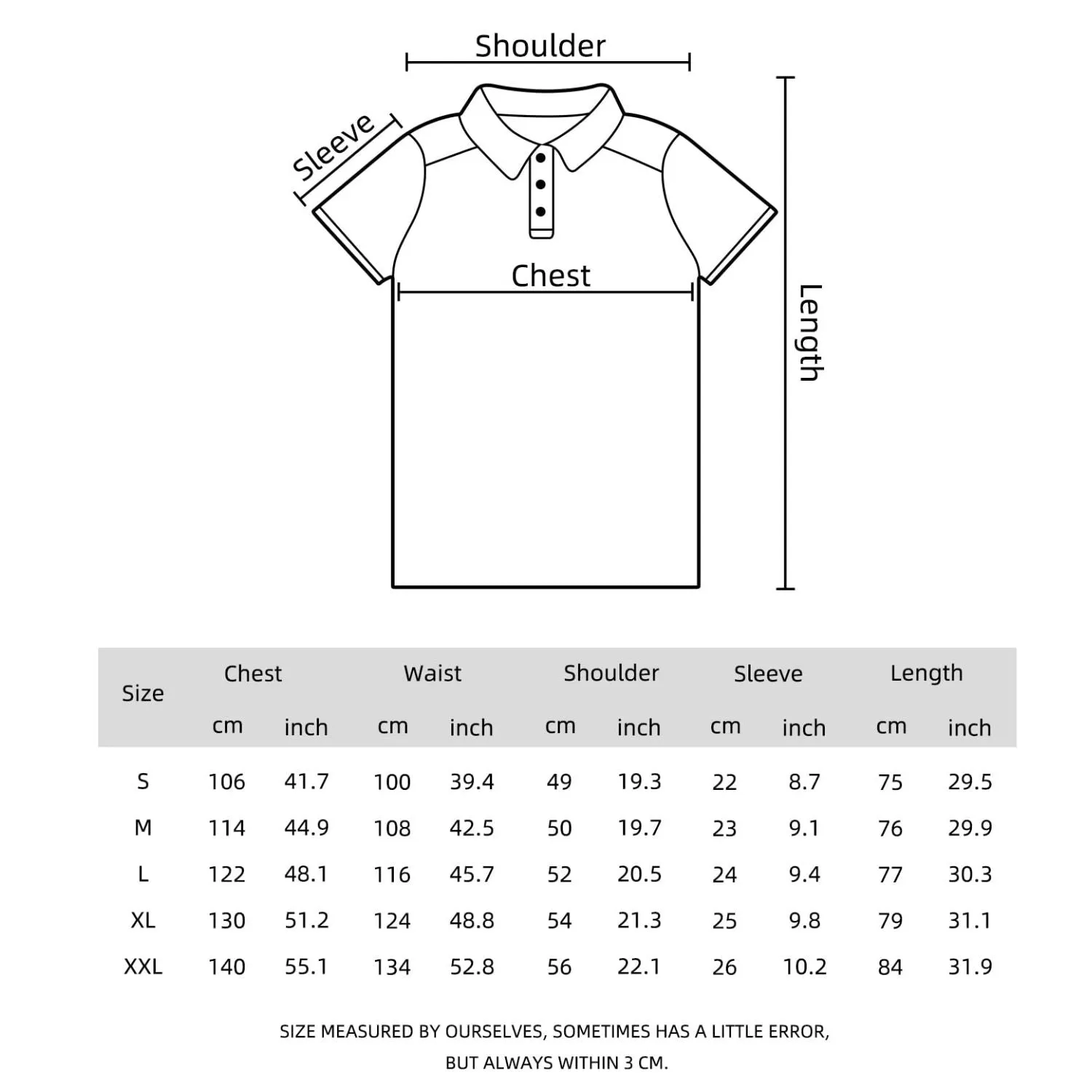Men's Short Sleeve Shirt with Pocket - B1-RED
