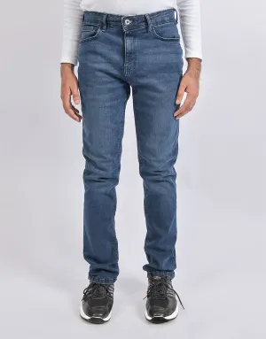 Men's Slim Fit Jeans-Blue