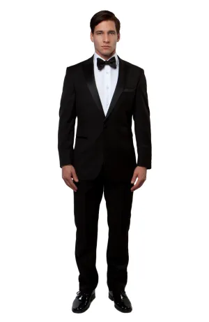 Men's Slim Fit Peak Lapel Tuxedo - MT182S-01 for Prom & Formal