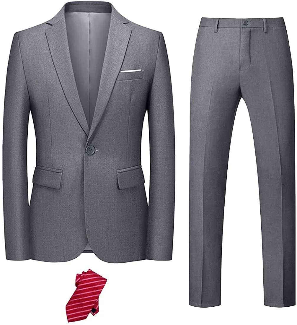 Men's Stefano 3pc Slim Fit Pastel Green Blazer/Pants Formal Suit