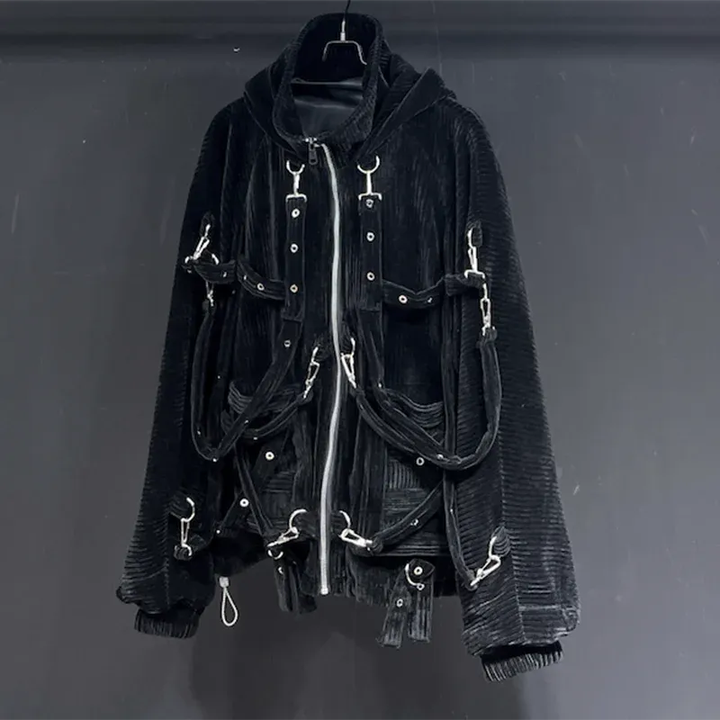Men's Streetwear Baggy Heavyweight Corduroy Jacket