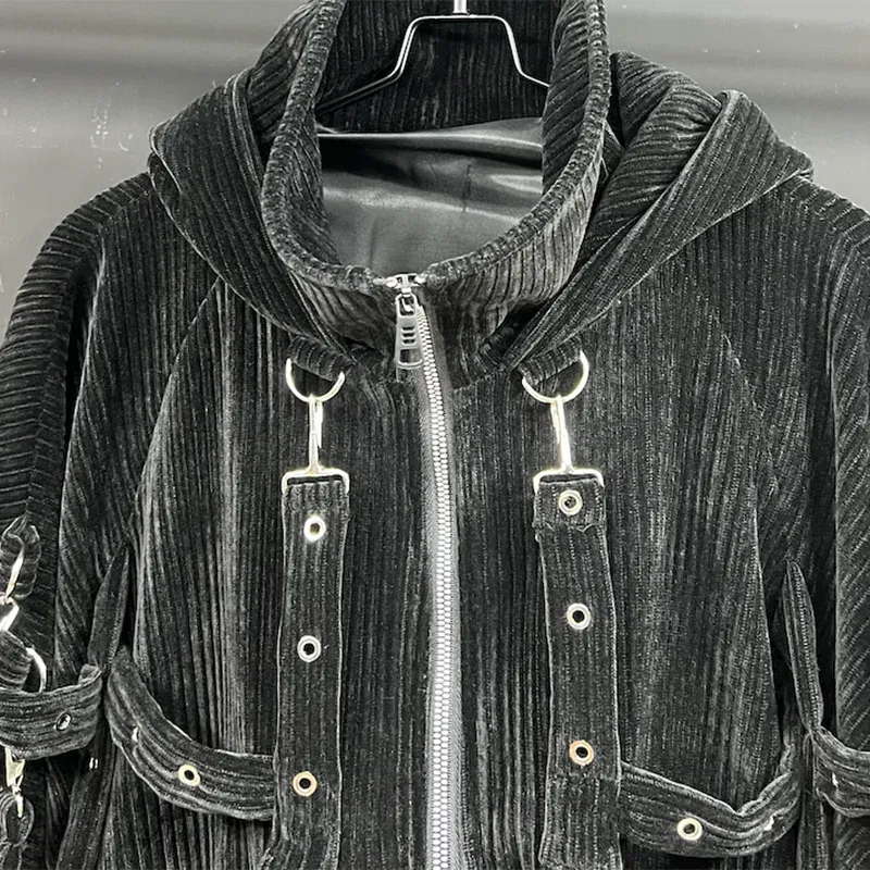 Men's Streetwear Baggy Heavyweight Corduroy Jacket