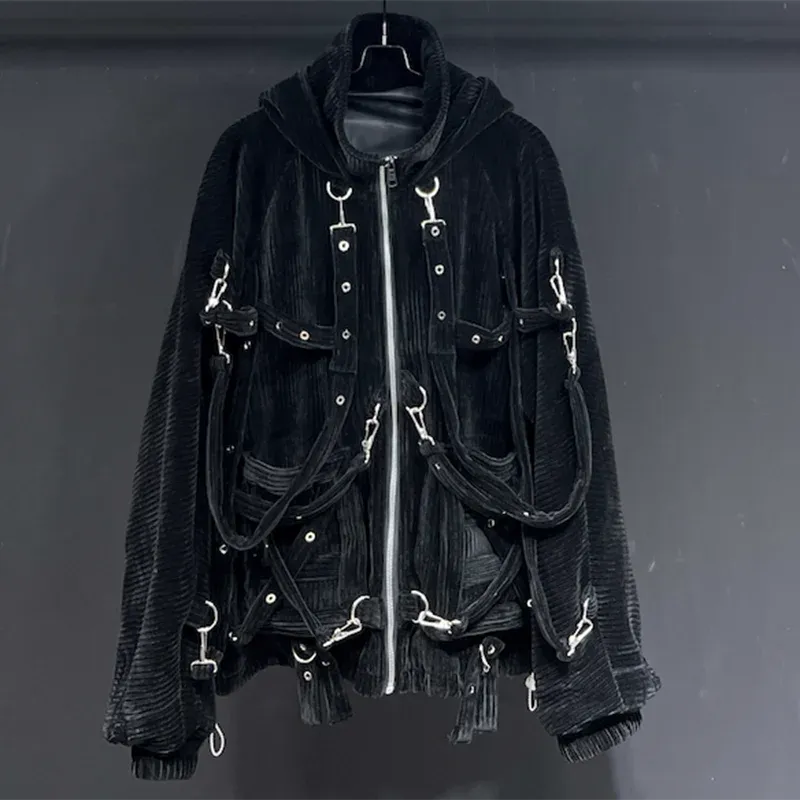 Men's Streetwear Baggy Heavyweight Corduroy Jacket