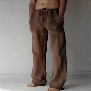 Men's Streetwear Straight Trousers