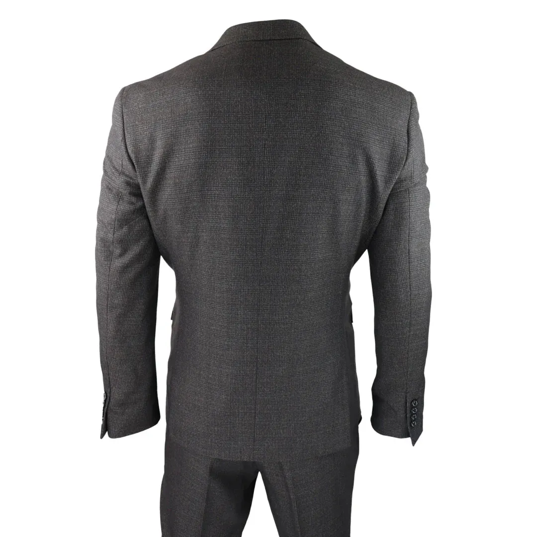 Men's Suit Dark Brown - Cavani Caridi