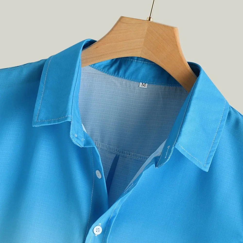 Men's Summer Breathable Short Sleeved Shirt | Plus Size