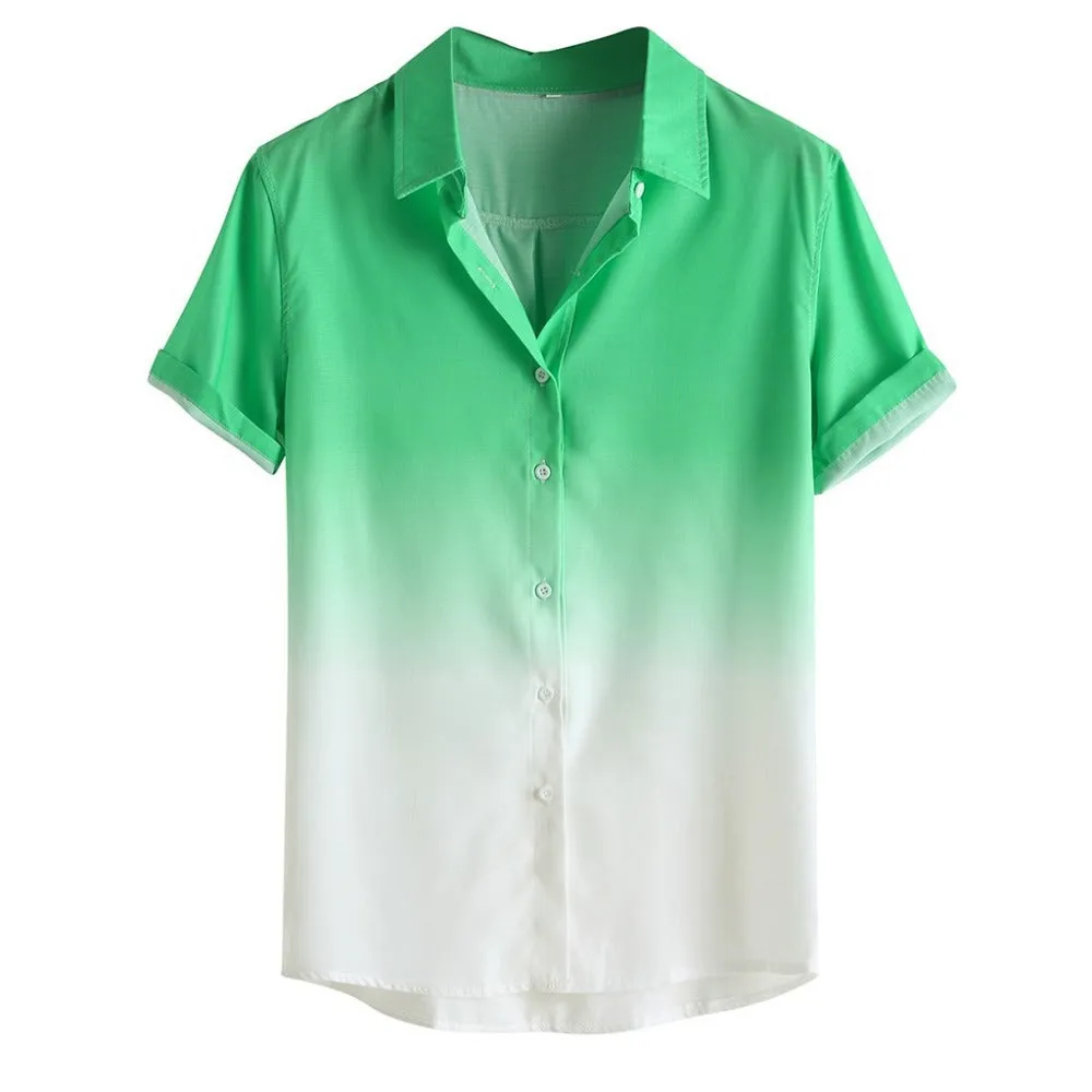 Men's Summer Breathable Short Sleeved Shirt | Plus Size