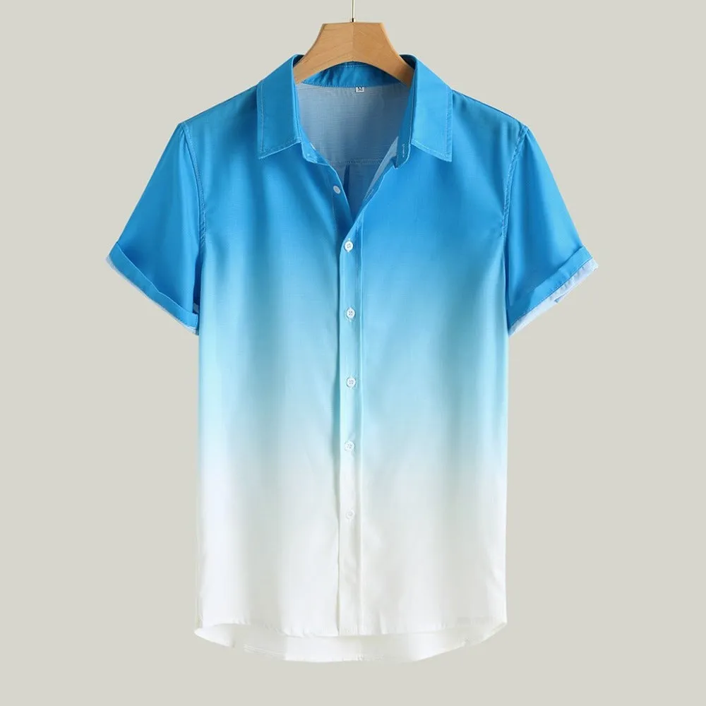 Men's Summer Breathable Short Sleeved Shirt | Plus Size