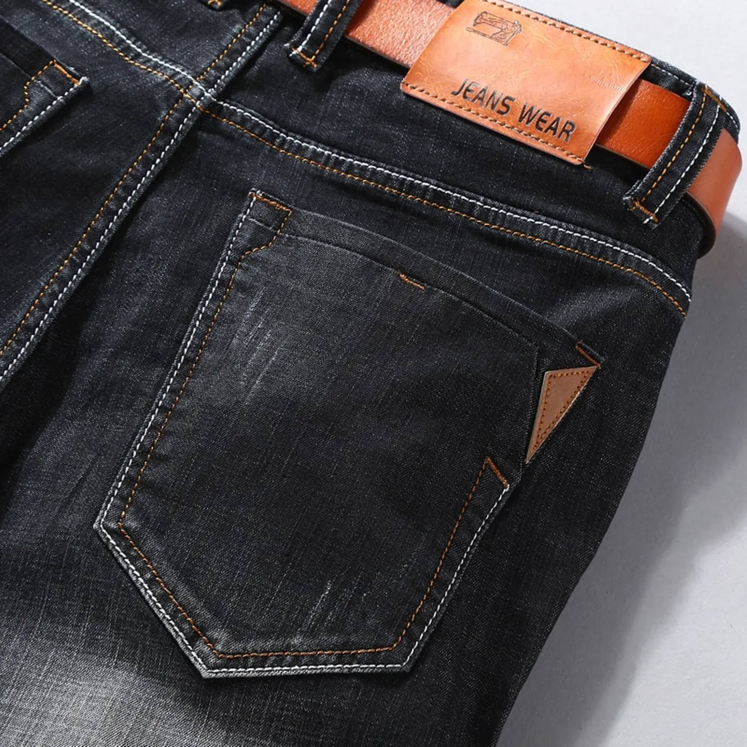 Men's Summer Denim Elastic Shorts