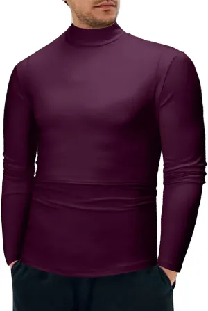 Men's Summer Shirts Long Sleeve High Collar Sexy Comfortable Leisure Style Sport Pants Comfy Fashion Trendy Tee