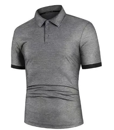 Mens  Summer Shorts Sleeve Polo Tee Shirt