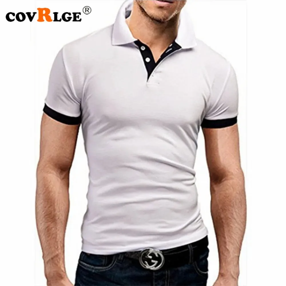 Mens  Summer Shorts Sleeve Polo Tee Shirt