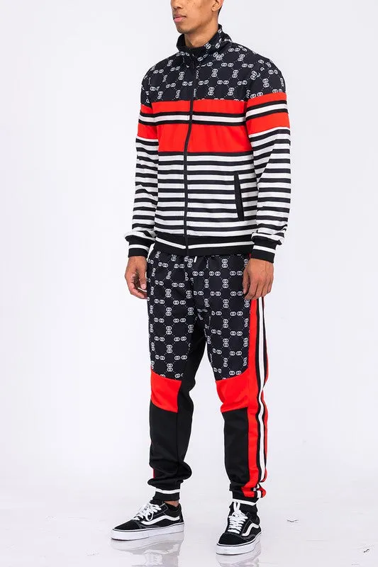 Men's Swag Chain Link Track Suit