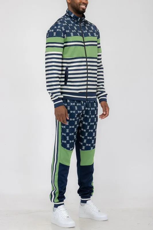 Men's Swag Chain Link Track Suit