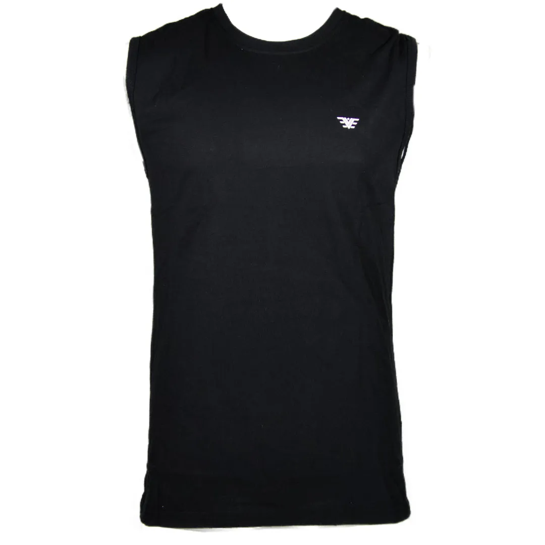 Men's Tank Top T-Shirt Casual Summer Sleeveless Solid Color Gym Muscle Shirt