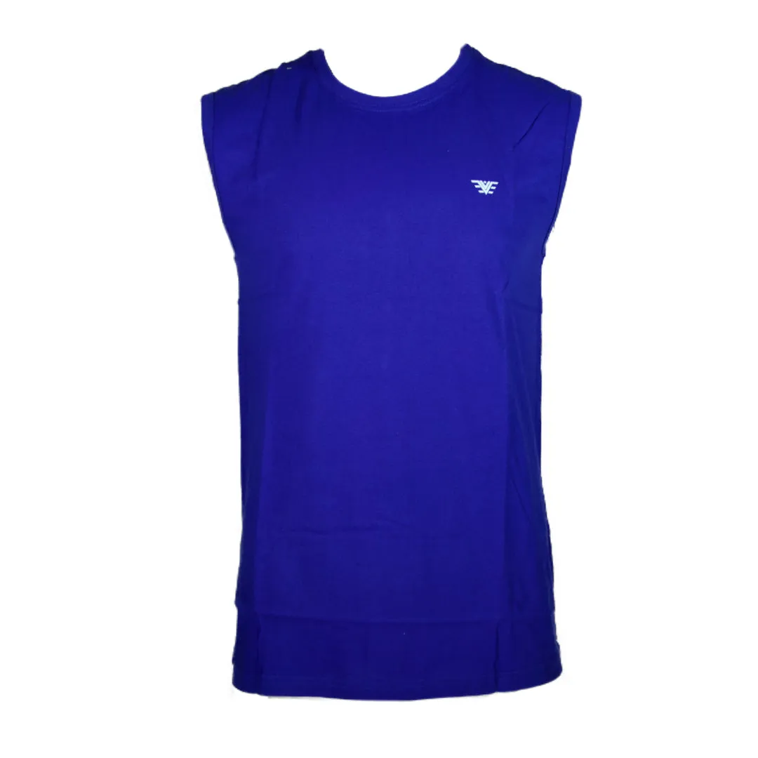 Men's Tank Top T-Shirt Casual Summer Sleeveless Solid Color Gym Muscle Shirt