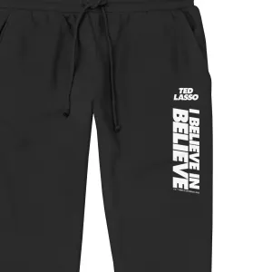 Men's Ted Lasso I Believe In Believe Jogger Licensed Character Pajama Pants