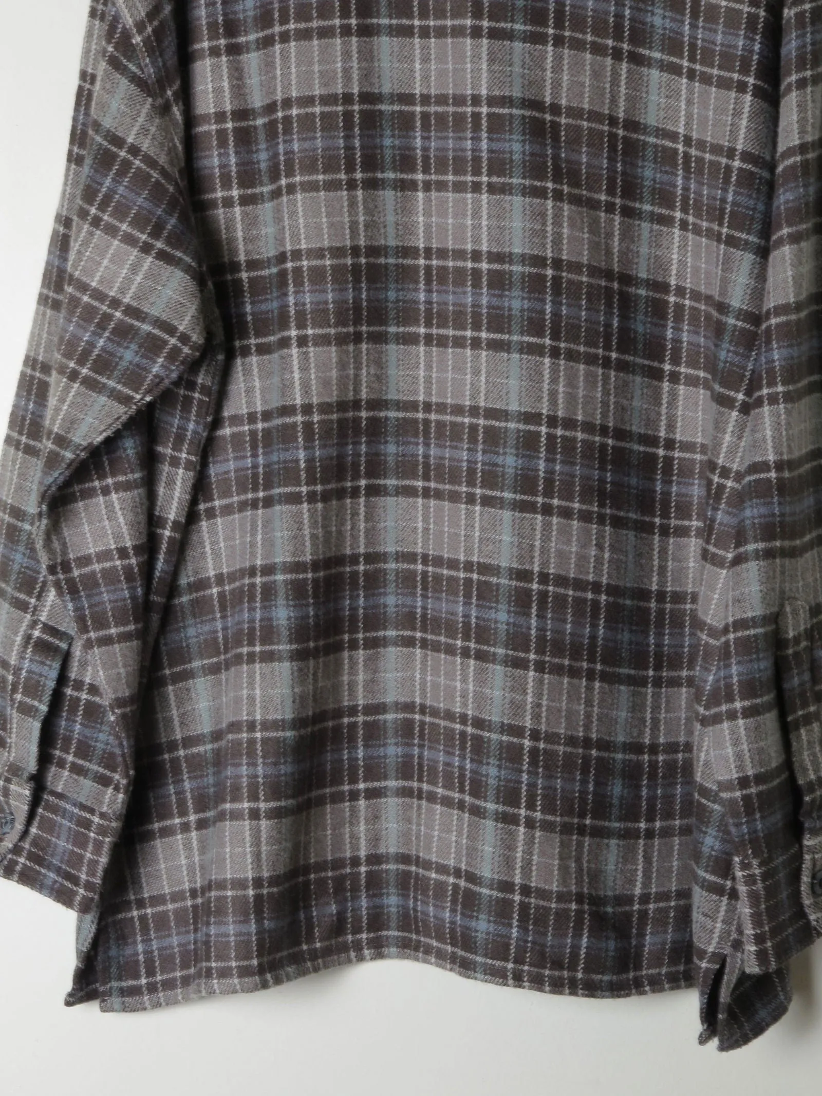 Men's Vintage Heavy Flannel Wool Feel Shirt XL