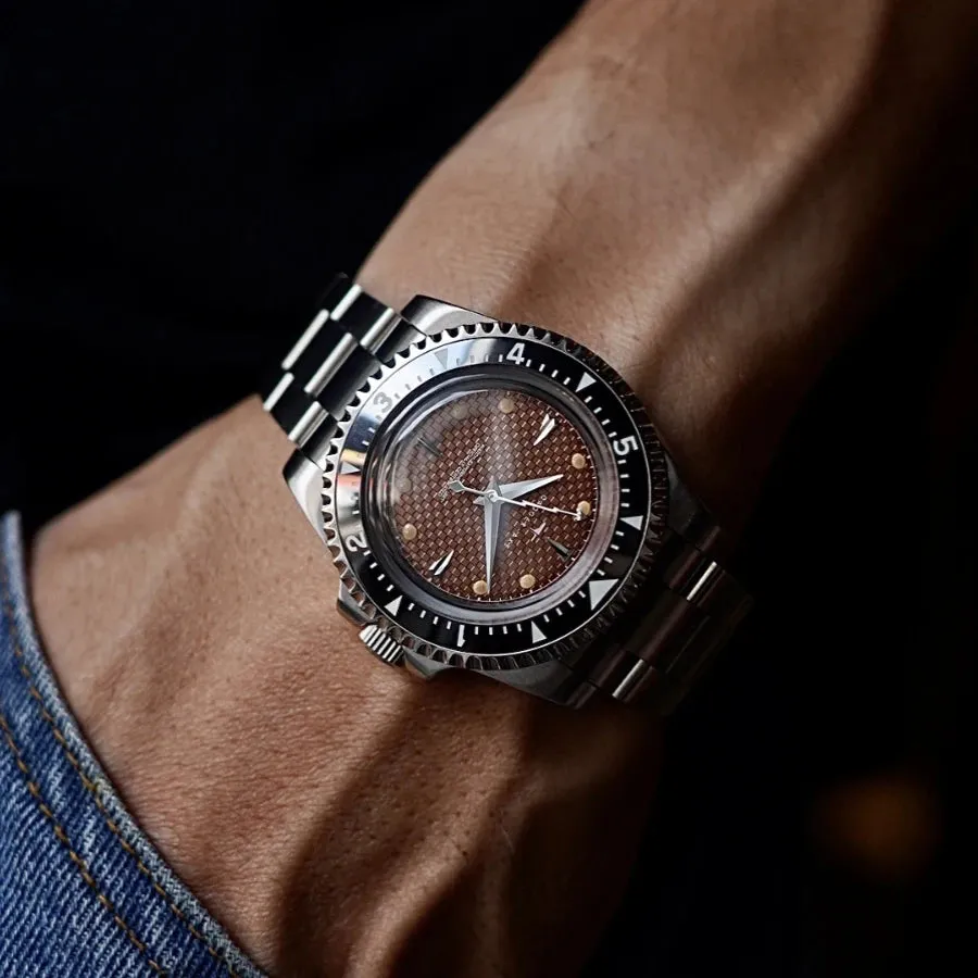 Men'S Watch Dive Watch Automatic Mechanical Waterproof 100M Stainless Steel Bracelet 40Mm Diver Watch Men Watches