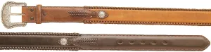 Men's Western 1-1/2" Leather Belt