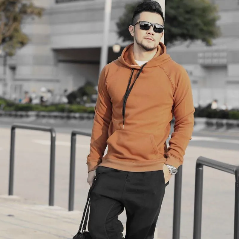 Men's Winter Cotton Hooded Sweatshirt