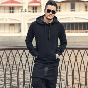 Men's Winter Cotton Hooded Sweatshirt