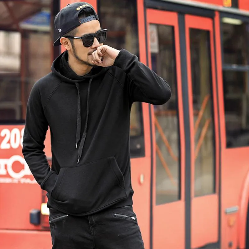 Men's Winter Cotton Hooded Sweatshirt