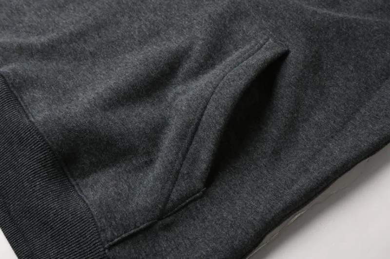 Men's Winter Cotton Hooded Sweatshirt