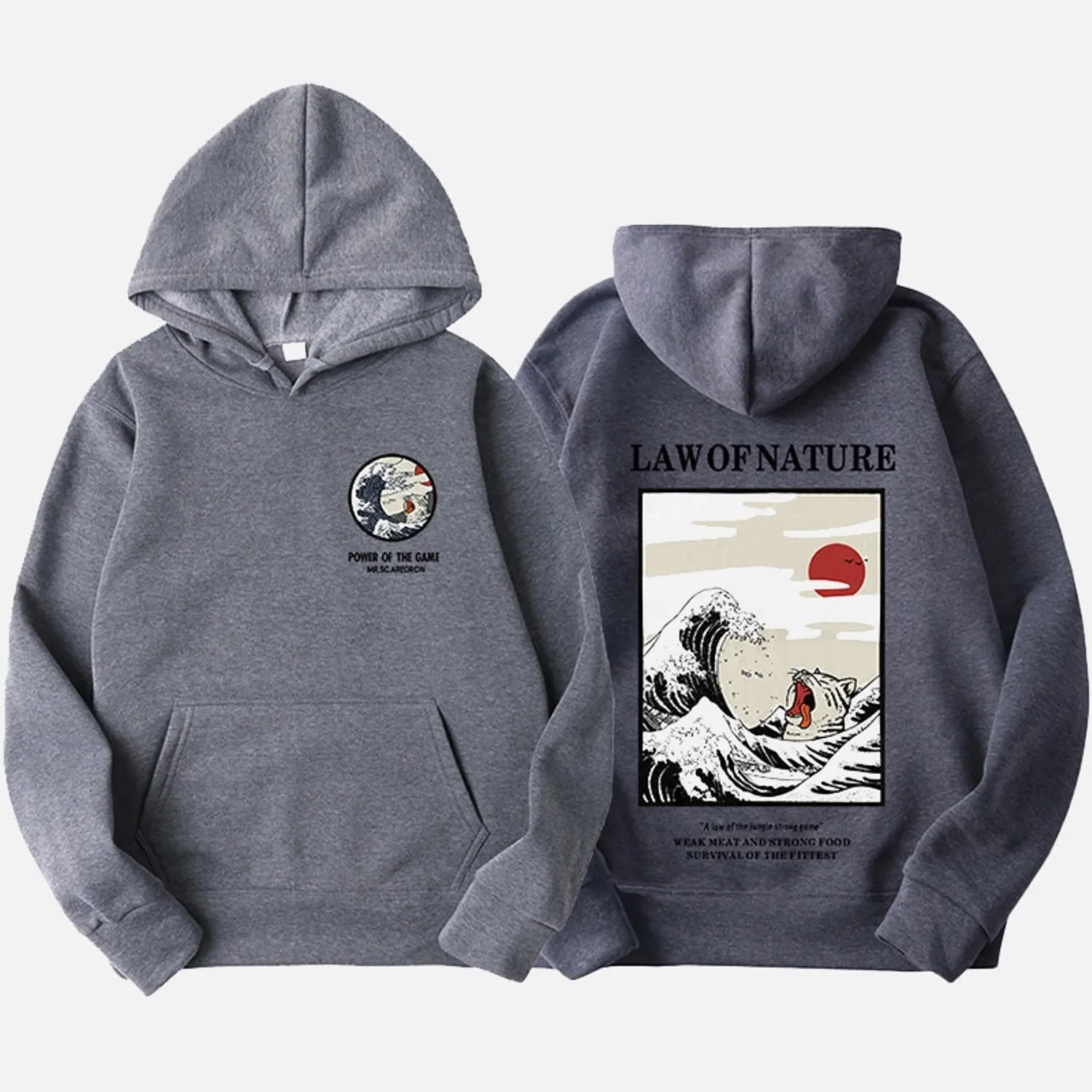 Men's/Women's Autumn/Winter Casual Hoodie With Print