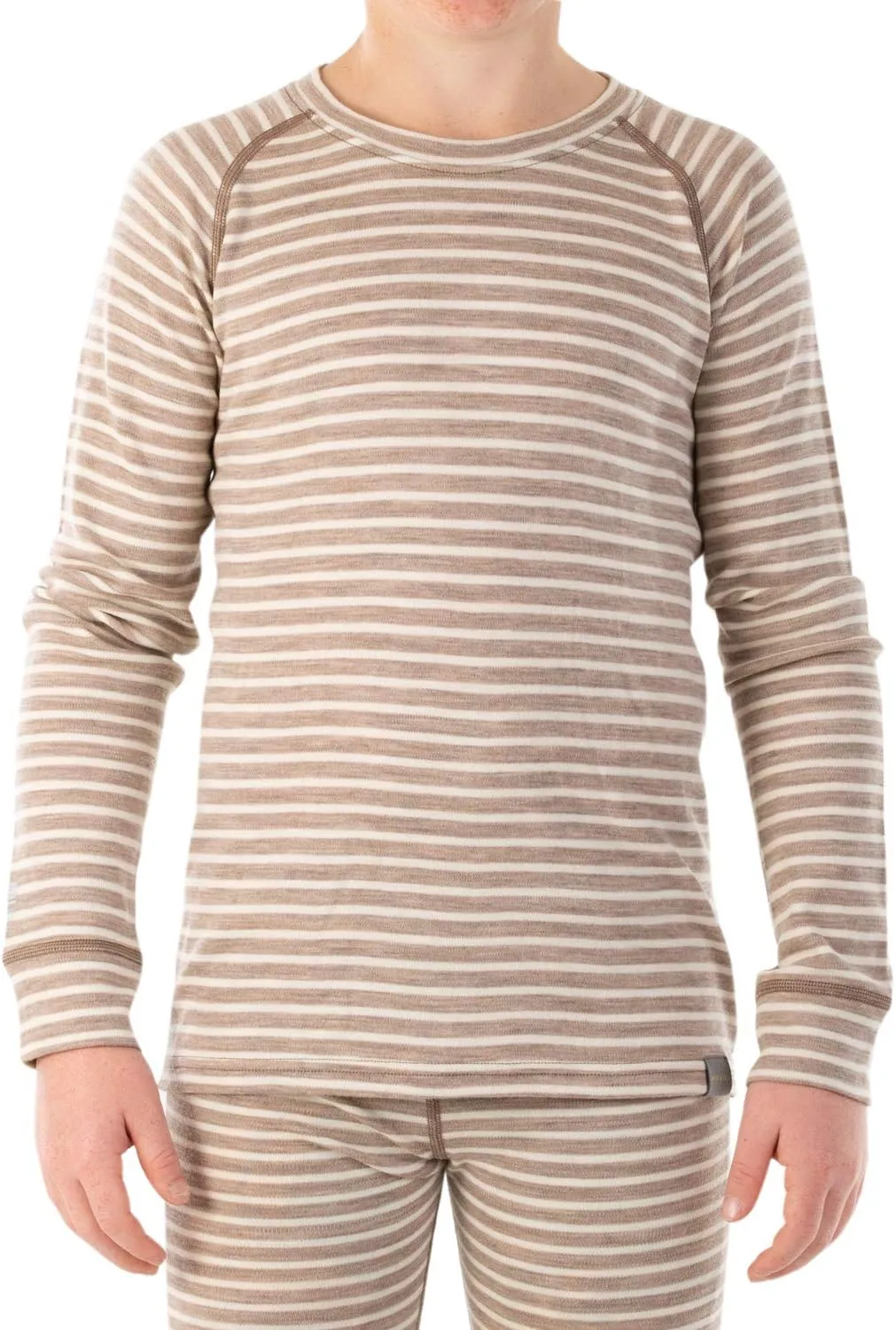 MERIWOOL Kids Unisex Long Sleeve Shirt Thermal Midweight Merino Wool Base Layer