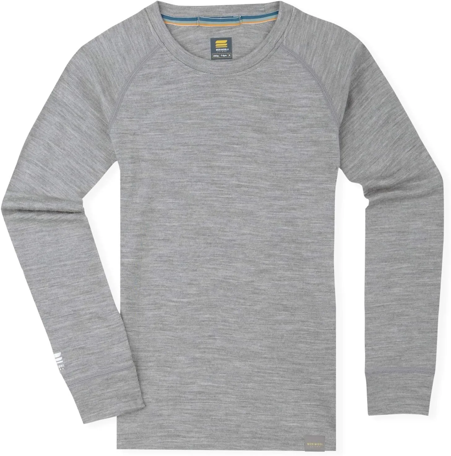 MERIWOOL Kids Unisex Long Sleeve Shirt Thermal Midweight Merino Wool Base Layer