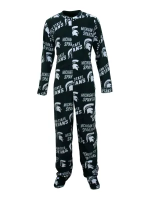 Michigan State Spartans Men's Wildcard One Piece Full Body Union Suit Pajamas