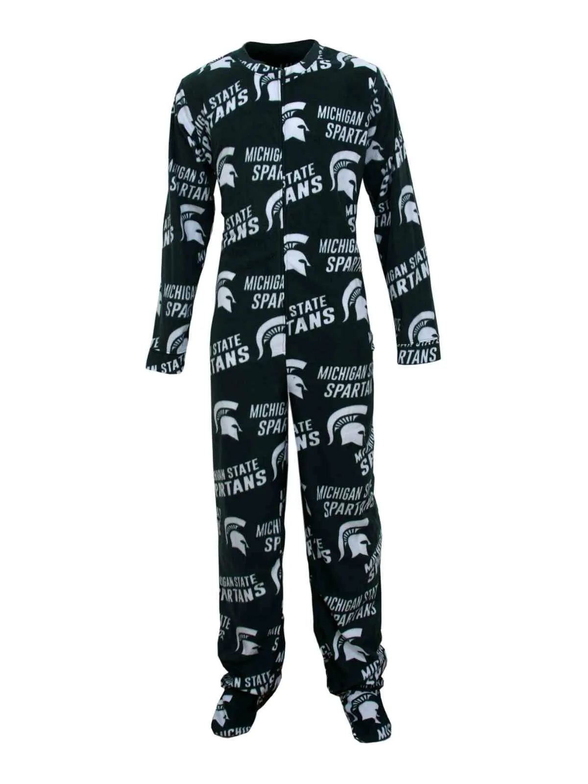 Michigan State Spartans Men's Wildcard One Piece Full Body Union Suit Pajamas